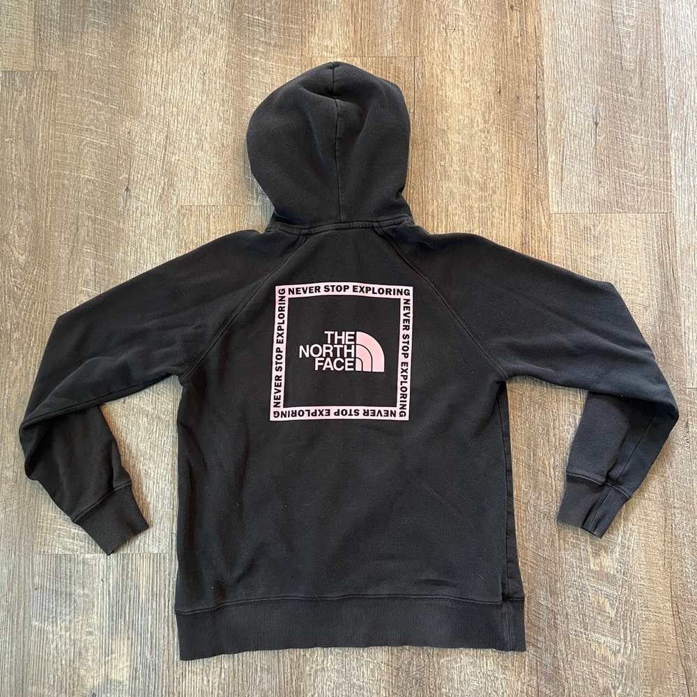 The North Face Hoodie with Pink Graphic
